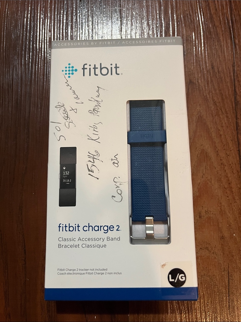 Fitbit Classic Accessory Band in Navy Blue – Fitbit Charge 2 Compatible